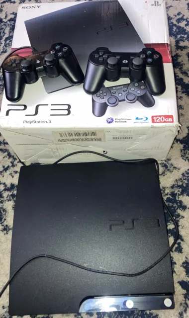 ps3 consoles slim 120gb With Box