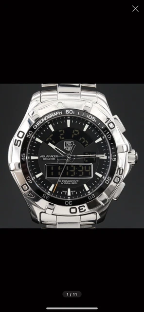 TAG Heuer Type: Wristwatch Model Name: Aquaracer  Model Number: CAF1010