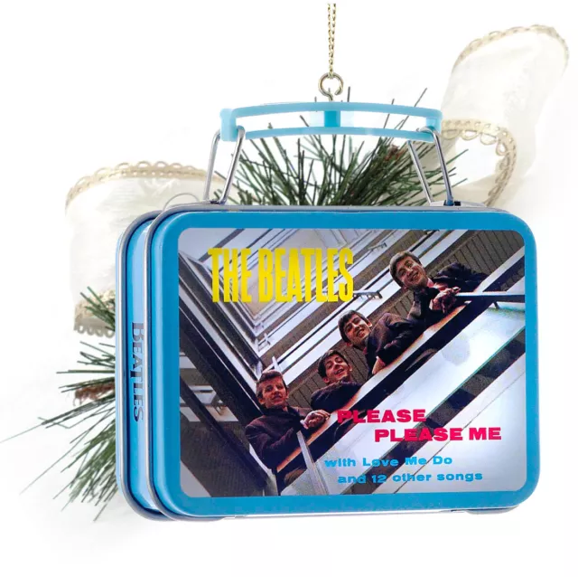 Beatles Collectible 2013 Kurt Adler Please Please Me Lunchbox Christmas Ornament