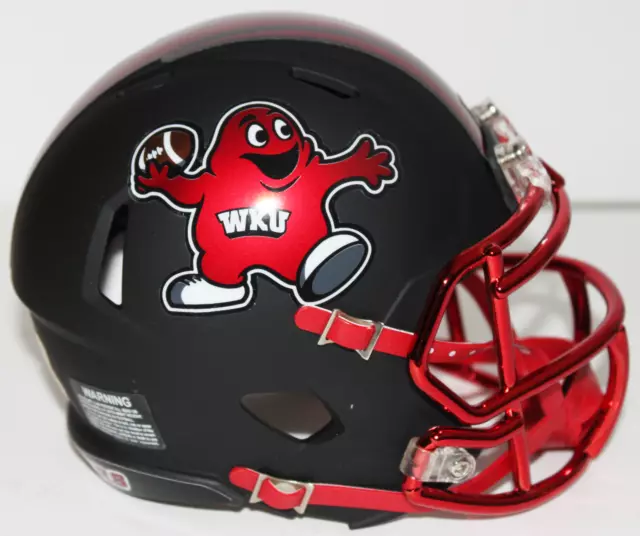 2022 WKU Western Kentucky Hilltoppers Custom Riddell Mini Helmet vs Rice