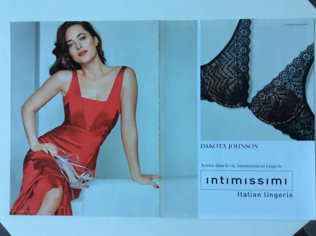 INTIMISSIMI PUBLICITE De Presse Advertising Dakota Johnson 2.49 PicClick UK