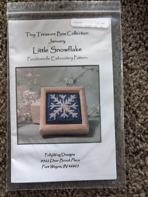 ""Little Snowflake"" patrón de aguja