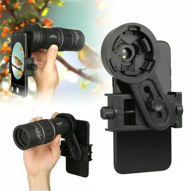 Universal Smart Phone Mount-Adapter For Binocular Monocular Telescope Bracket OP