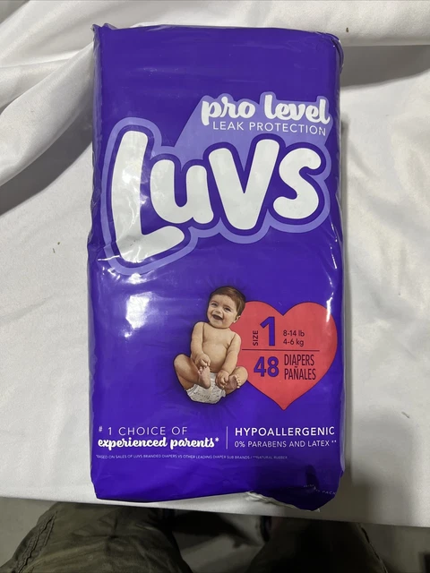 Luvs Diapers - Size 1, 48 Piece Pro Level