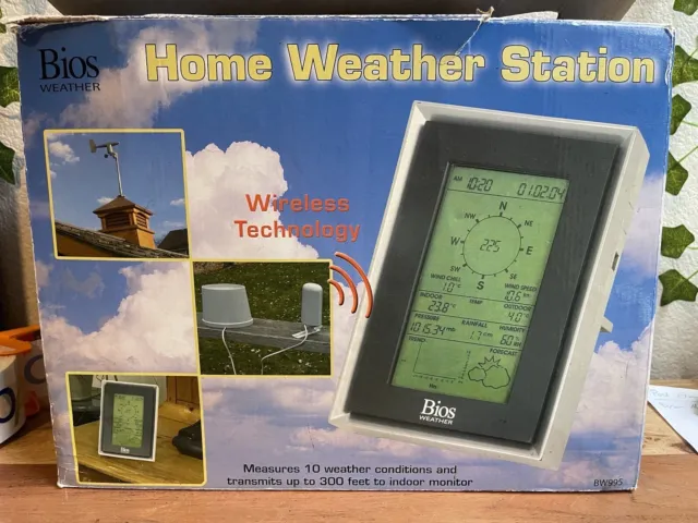 BIOS Home Weather Station #BW995,  Wireless Digital Weather Station (NIB)