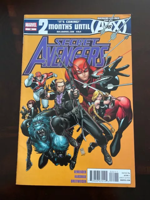 Secret Avengers #22 Vol 1 (Marvel, 2012) VF+ Key 1st App Of The Descendants