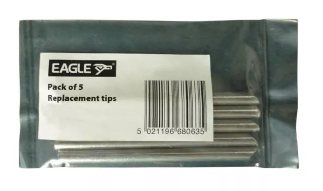 5 x Spare soldering iron tips bit Eagle / Altai Y061KD Replacement 4.5mm dia