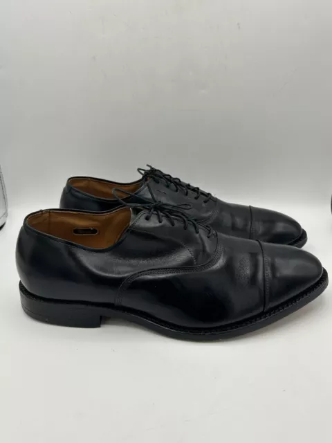 Allen Edmonds Shoes Mens 9.5 EEE Black Park Avenue Cap Toe Leather Oxford 5615