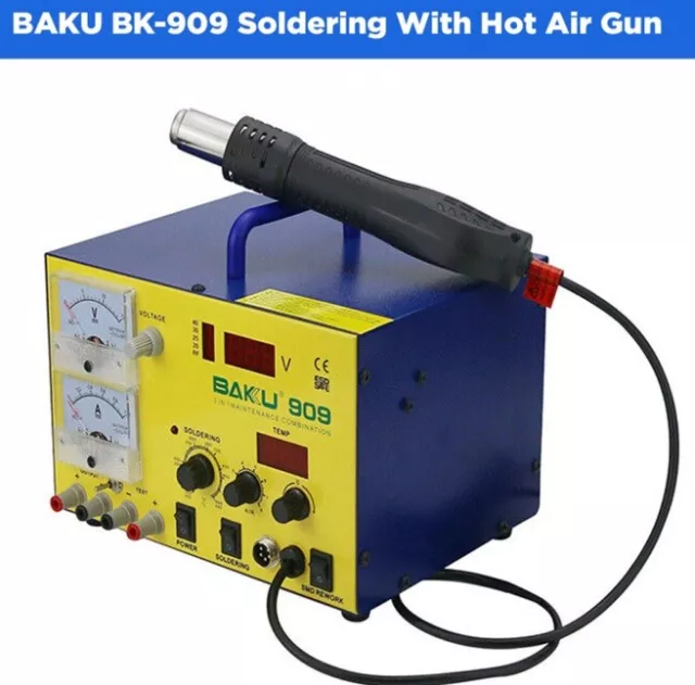 BAKU BK-909 Soldering With Hot Air Gun