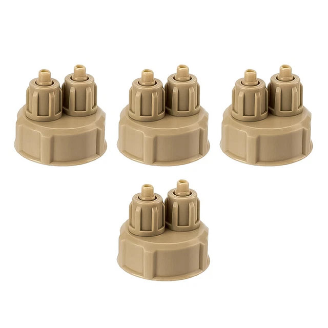 4 piezas Kit de sistema Generador Salmuera Camarón Incubadora Kit Generador de CO2