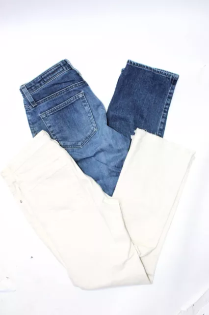 AG Adriano Goldschmied Women's High Rise Jeans Blue Beige Size 25 27 Lot 2