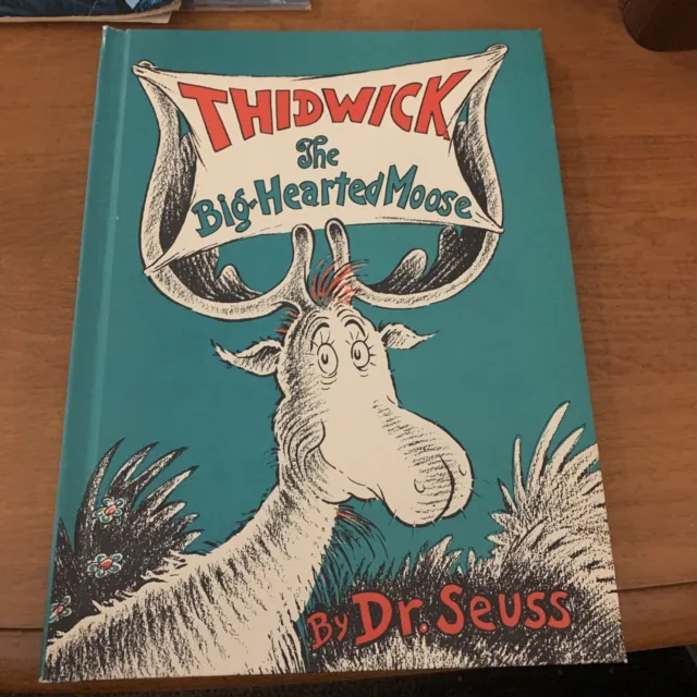 Thidwick The Big Hearted Moose Dr. Seuss 1976 Book Club Edition Large Hardcover