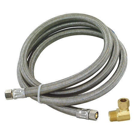 Zoro Select 48365 Water Connector Kit,Stainless Steel,