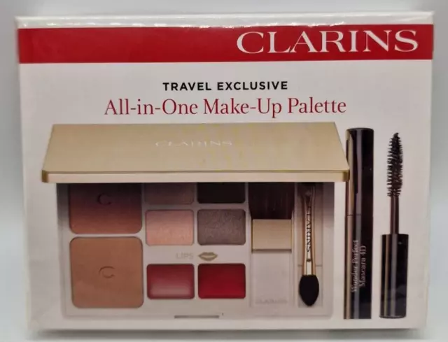 Esclusiva tavolozza trucco da viaggio Clarins tutto in uno