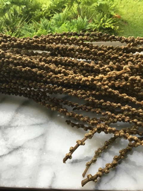 10 piezas Cestas tejiendo decoraciones florales con inflorescencias de palma cola de pescado de 22 pulgadas