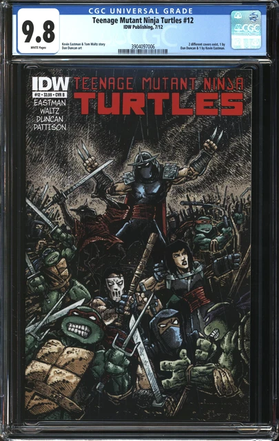 Teenage Mutant Ninja Turtles (2011) # 12 Kevin Eastman Variant CGC 9.8 NM/MT
