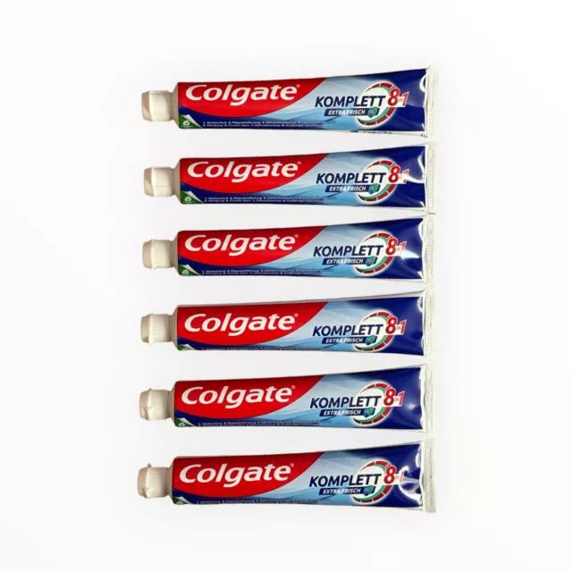 6 St. x 75 ml Zahnpasta Colgate Komplett Extra Frisch