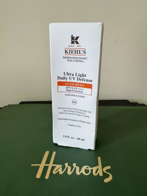 Kiehl's Ultra Light Daily UV Defense SPF 50 High Sunscreen Protection 60ml C40