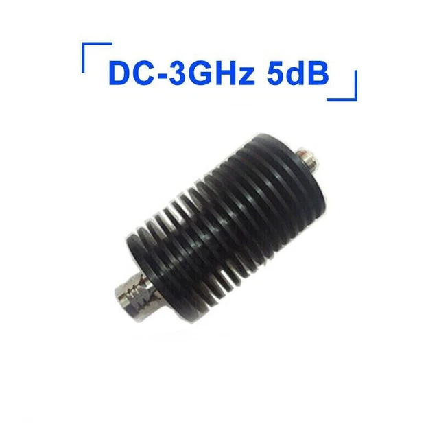 Atenuador Coaxial N Macho-Hembra 50W | Para Frecuencias DC-3GHz | Diferentes Valores 3dB A 30dB