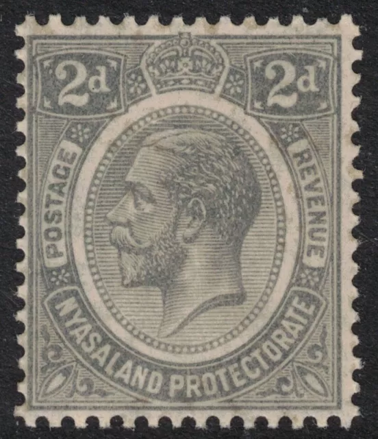 1921 Nyasaland Protectorate Scott 28 2 Pence Wmk 4 Mint MH