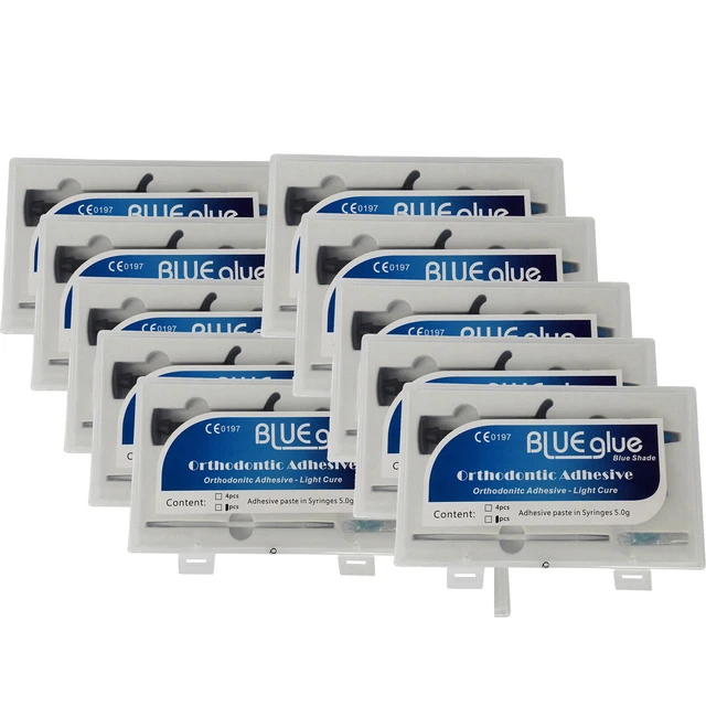 Dental Orthodontic Adhesive Light Cure Band Cement Blue Glue Intro Kit