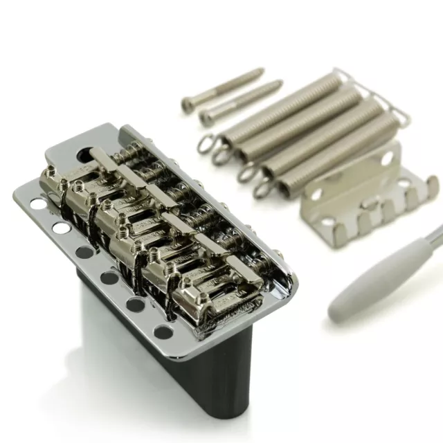 Wilkinson WVC Stratocaster Compatible Tremolo Bridge - Steel Block -Chrome