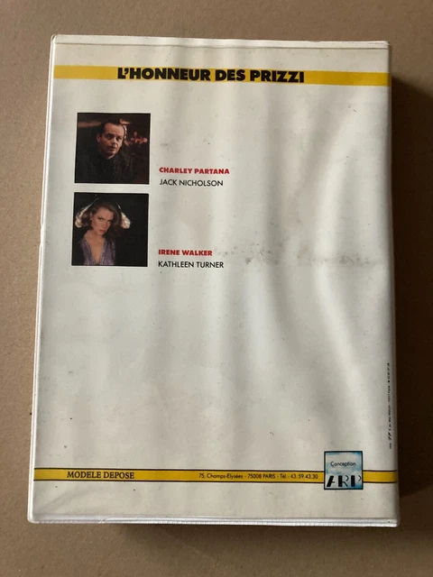 COFFRET FILMASCAPIE PROMO L'HONNEUR DES PRIZZI Jack Nicholson Kathleen