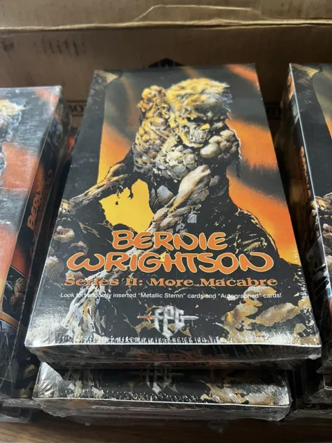 Bernie Wrightson 1994 COLLECTION 2 FANTASY CARDS SEALED BOX Monster Horror Comic