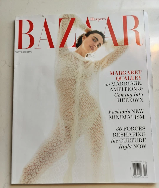 HARPER'S BAZAAR MAGAZINE October 2023 The Voice Issue Margaret Qualley