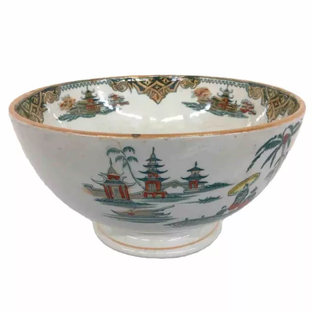 MAASTRICHT ANTIQUE PETRUS REGOUT & Co. HOLLAND HONC CIRCA 1890 CHINA BOWL