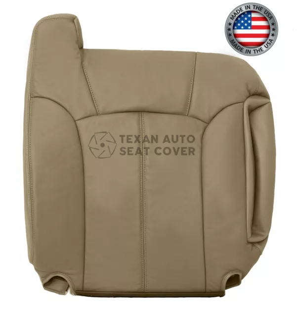 2002 Chevy Silverado LS LT 1500 Passenger Side Lean Back Leather Seat Cover Tan