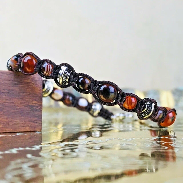 Jaspe zèbre - Bracelet de jaspe zèbre - Pierre jaspe zèbre - 8mm