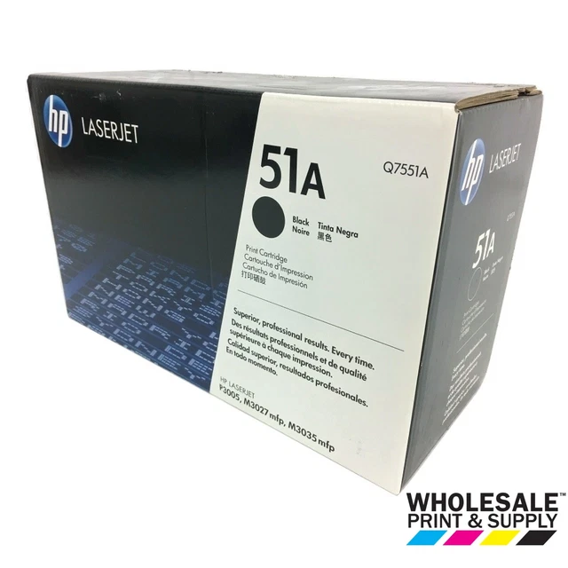 HP 51A (Q7551A) Black Toner Cartridge