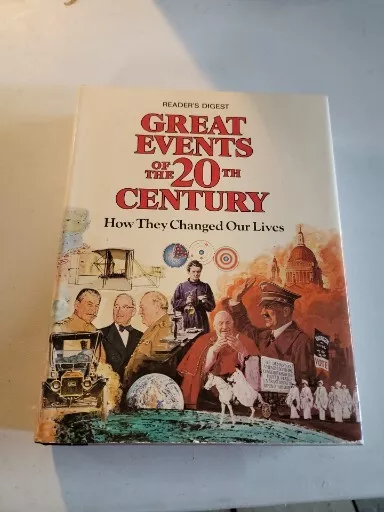 Great Events Of The 20th Century - Reader's Digest (Dust Jacket, 1977)