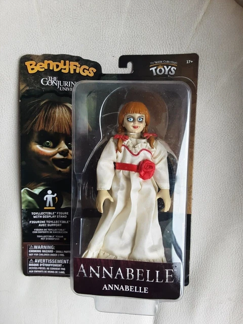BendyFigs The Noble Collection – Annabelle – Figurine Détaillée 19,1 Cm – Support Inclus – Toyllectible Pour Fans De Conjuring