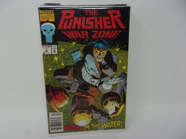 The Punisher War Zone #2 Blood In The Water! 1992 Marvel Comics K11