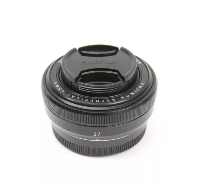 Fujifilm FUJINON SUPER EBC XF 27mm f/2.8 Pancake Lens - Black