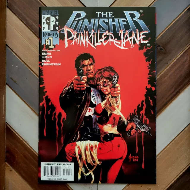 PUNISHER / PAINKILLER JANE #1 (MARVEL KNIGHTS 2001) HIGH GRADE One-Shot (Jusko)