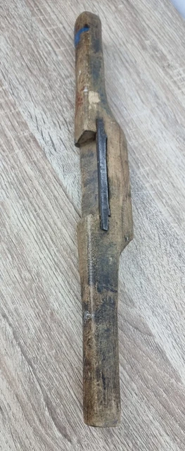 Vintage Wooden Spokeshave Length 14.5 Inches..
