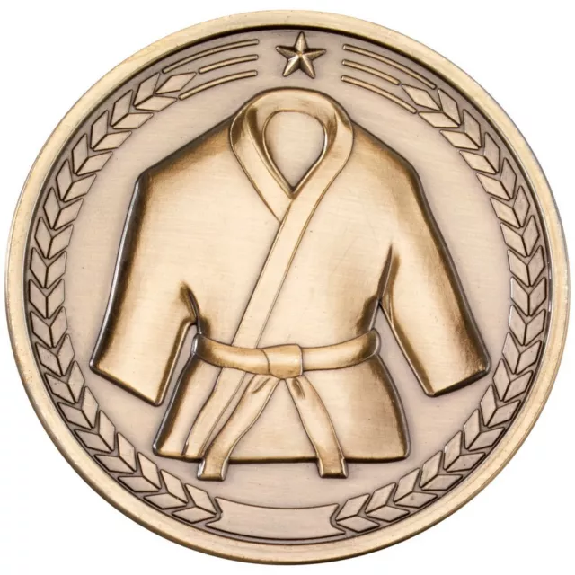 70mm Martial Arts Sport Medallion Medals Karate Judo - FREE ENGRAVING & uk p&p
