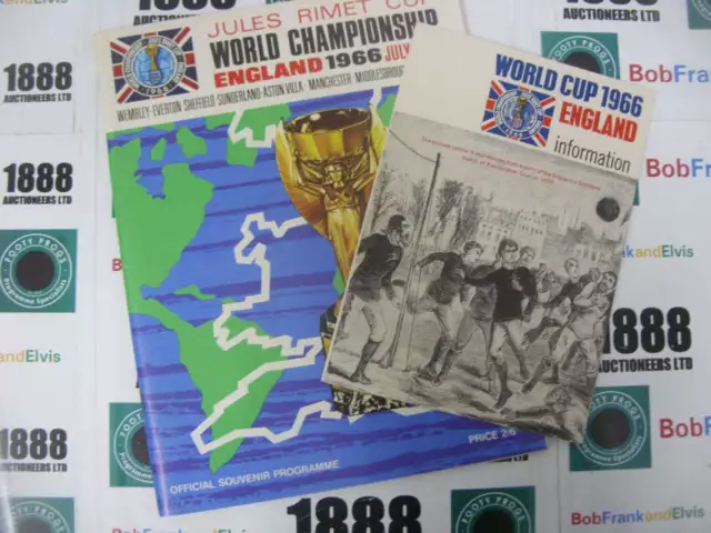 WORLD CUP, 1966, 1966 World Cup Official Tournament Programme/Brochure & Officia