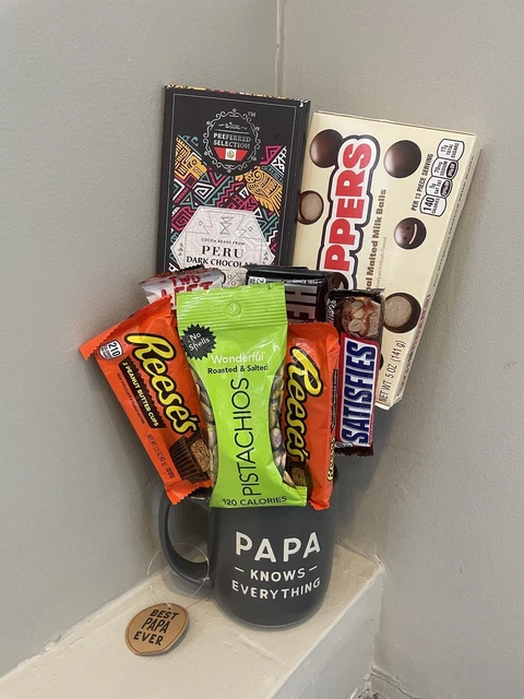 Taza de regalo del Día del Padre con Reese, Hershey y más.