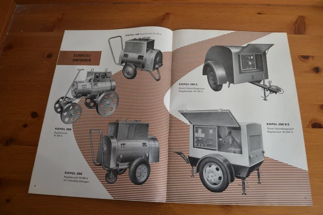 Reklame-Prospekt 1956 Adolf Messer Frankfurt/M. Maschinenfabrik Schweißtechnik