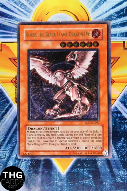 Yu-Gi-Oh! TCG Horus The Black Flame Dragon LV8 Elemental Energy