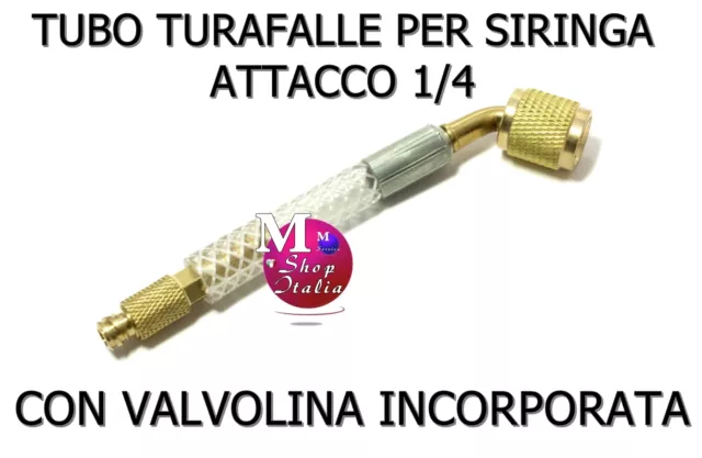 Tubo Tubetto Turafalle Per Siringa Attacco 1/4"