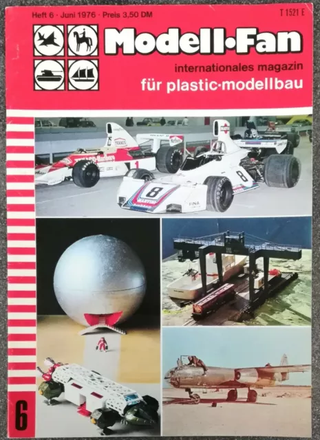 Modell Fan Heft 6 Juni 1976 - internationales magazin für plastic-modellbau