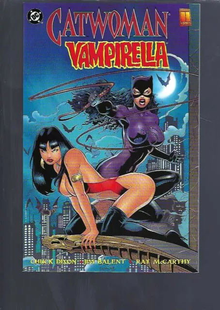 Catwoman  Vampirella The Furies  -- 1997 Graphic Novel  - Dc - Harris Comics
