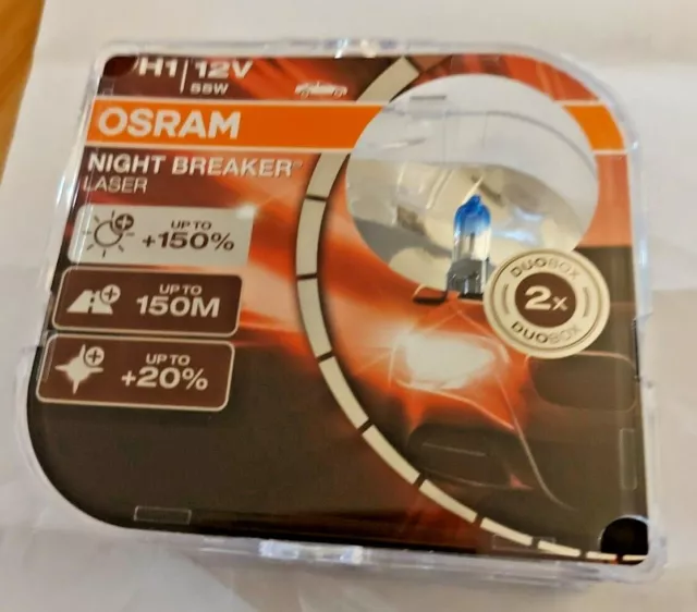 OSRAM NIGHT BREAKER Laser (Next Generation) +150% H1 H3 H4 H7 H8 H11 Hb3  Hb4 £19.99 - PicClick UK