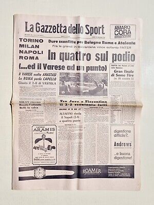 Rivera Gazette Dello Sport 21 Septembre 1973 Juventus Bally Inter 