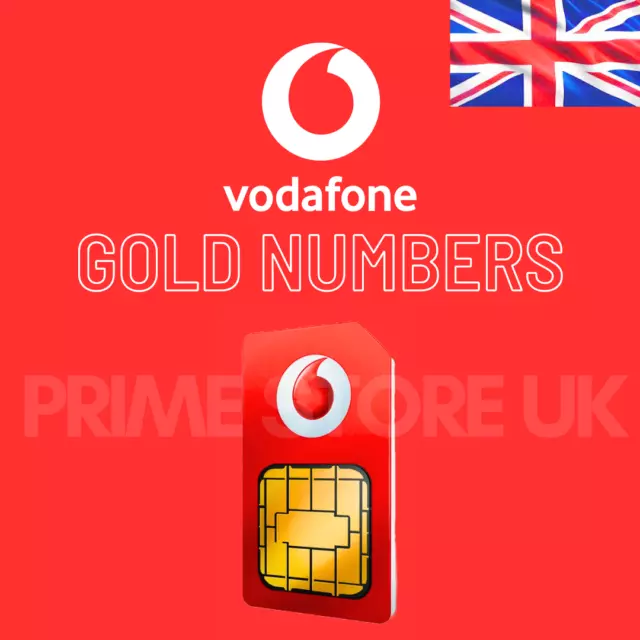 Vodafone Gold Number VIP Business Number Sim Card Pay As you go Sim Card UK